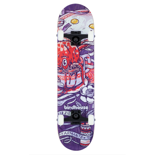 BIRDHOUSE - Armanto Purple Skateboard Complete 7.75″