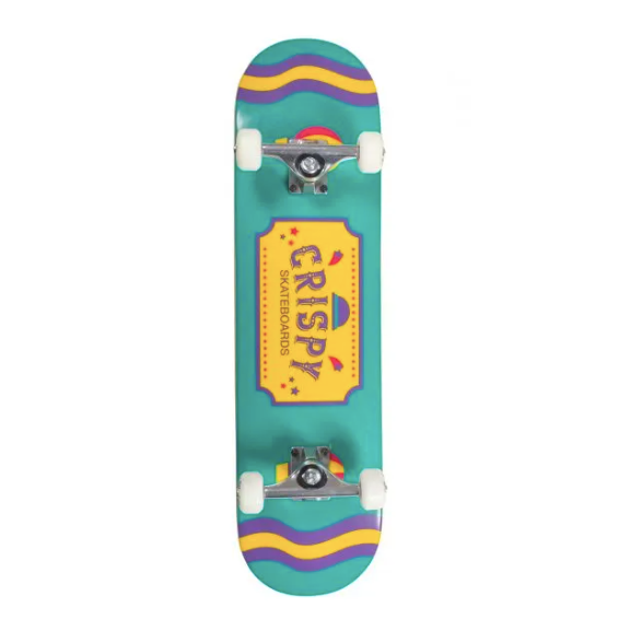 CRISPY - Circus Turquoise Skateboard Complete 8.0″