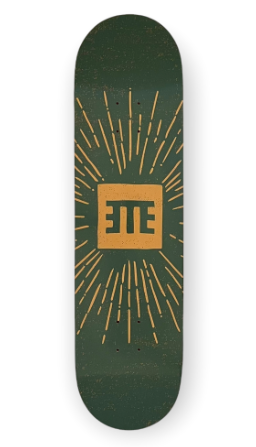 ETERNAL - Shine Teal skateboard deck 8.25"