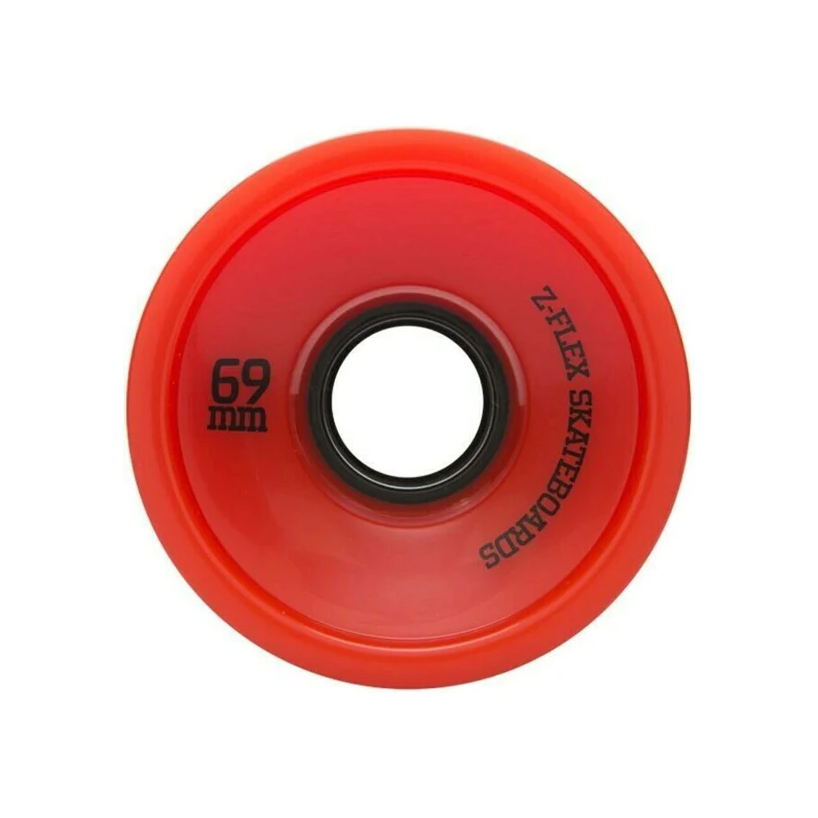 Z-FLEX - Red Longboard V2 Wheels 69mm 83a