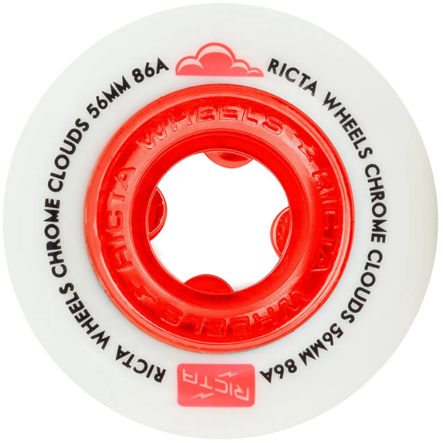 RICTA - 56mm Chrome Clouds Red 86a