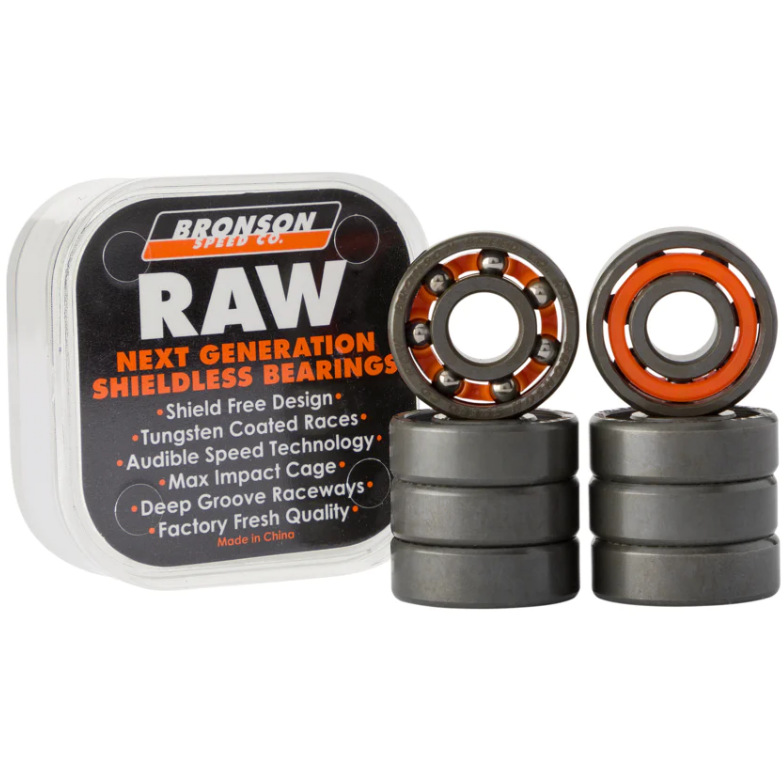 BRONSON - Raw Shieldless Bearings
