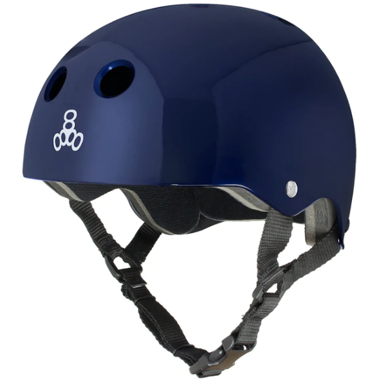 TRIPLE 8 - SKATE HELMET SS BLUE METALLIC