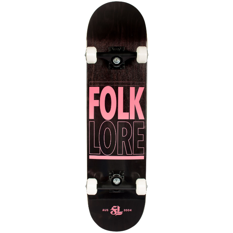 FOLKLORE - Block Logo Pink Complete 8.12″