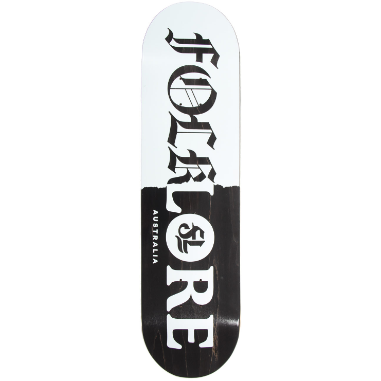 FOLKLORE - Warm Press Tear Split Deck White 8.5"