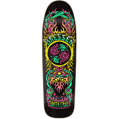 SANTA CRUZ - Dressen Rose Crew Two Shaped Deck 9.3"