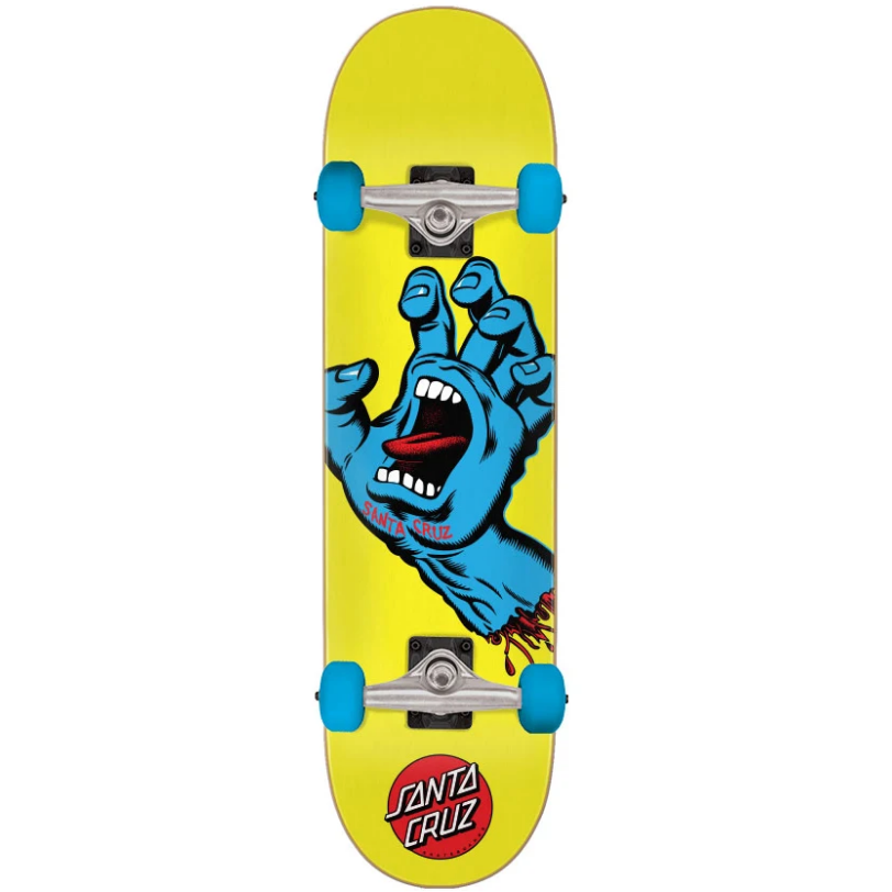 SANTA CRUZ - Screaming Hand Mini complete yellow 7.75"