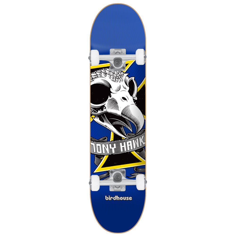 BIRDHOUSE - Oversize Skull mini skateboard Complete 7.25″