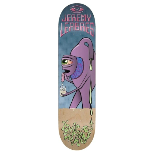 TOY MACHINE - Face Off Jeremy Leabres  Deck 8.37"