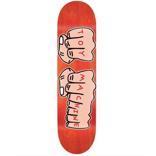 TOY MACHINE - Fists Assorted Skateboard Deck 7.75"