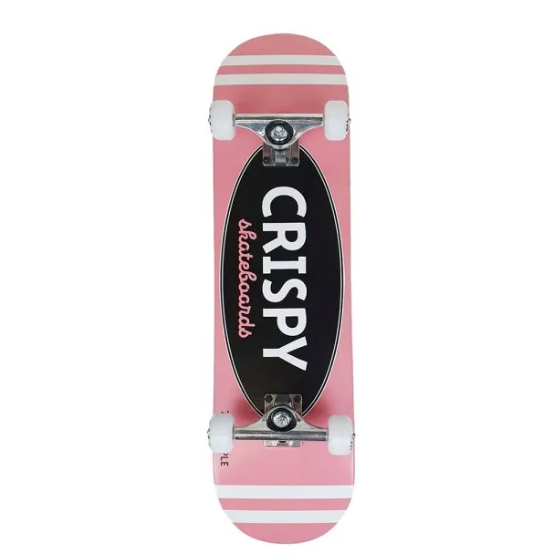 CRISPY - Rookie Pink Skateboard Complete 8.0″