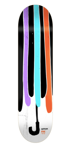 FOUNDATION - Witkin Umbrella skateboard deck 8.37"