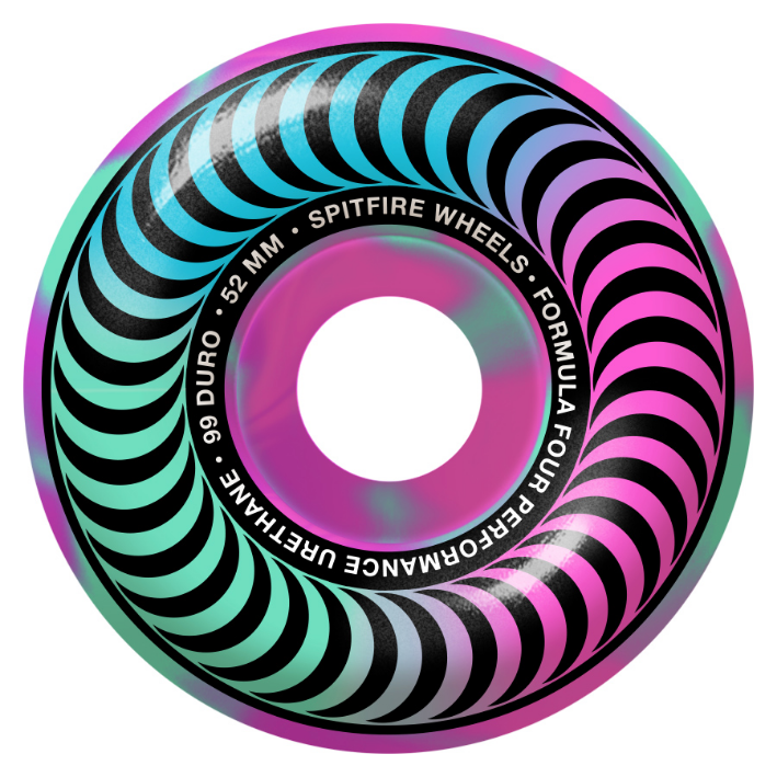 SPITFIRE - F4 MultiSwirl Wheels 52mm 99D