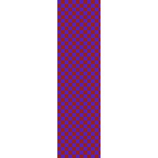 FRUITY - Griptape  Purple/Red Checkers Single Sheet  (9"x33")