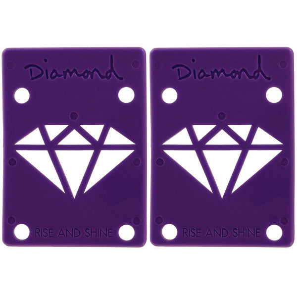 Diamond Riser Medium DIAMOND SUPPLY - Rise and Shine Riser Pads Purple 1/8