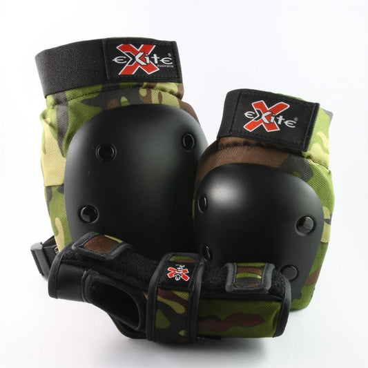 EXITE - The Critters 3 pack Skate Pads CAMO GREEN