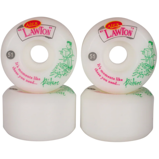 PICTURE - Pro Alex Lawton "Moments" Wheels Conical Shape 53mm 83B