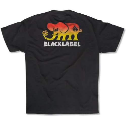 BLACK LABEL - Elephant Fade Tee BLACK