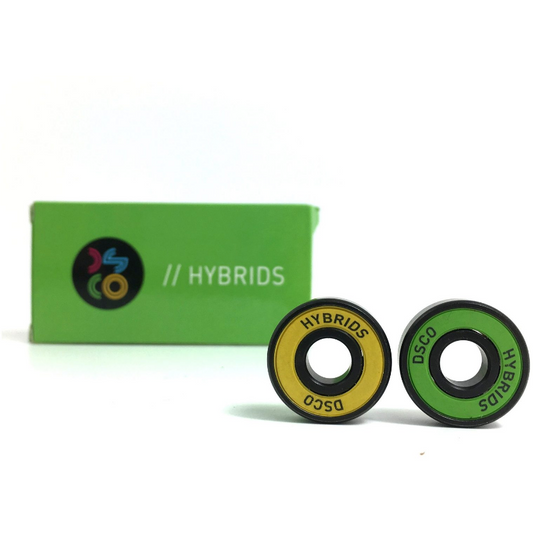 DSCO - Hybrids Yellow/Green Shields Bearings
