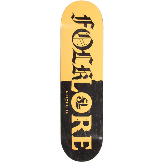 FOLKLORE - Warm Press Tear Split Deck Orange 8.0"