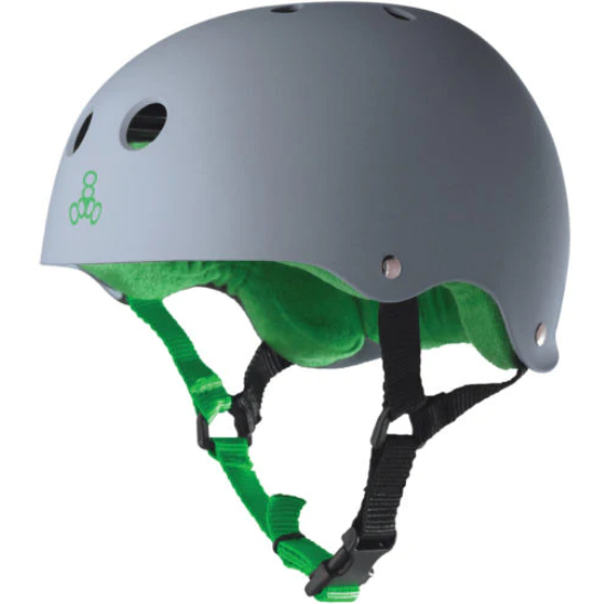 TRIPLE 8 - SKATE HELMET SS CARBON RUBBER