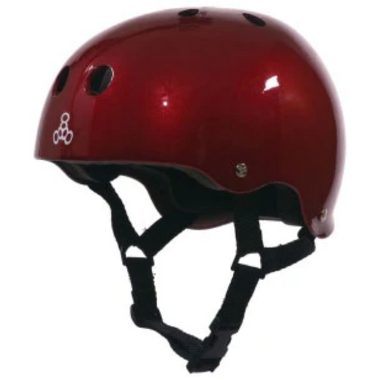 TRIPLE 8 - SKATE HELMET SS RED METALLIC