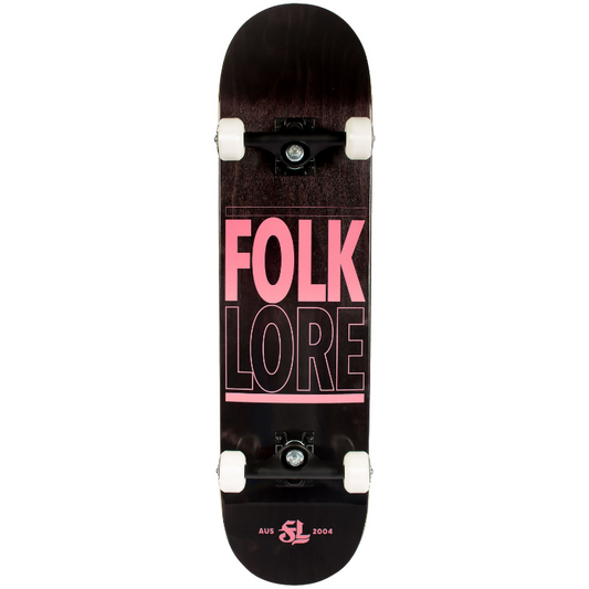 FOLKLORE - Block Logo Pink Complete  8.12″