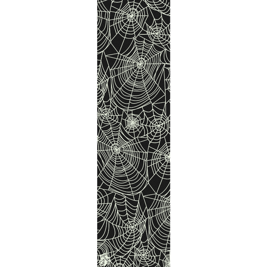 FRUITY - Griptape (9"x33") Spider Cob Webs Glow in the Dark Single Sheet
