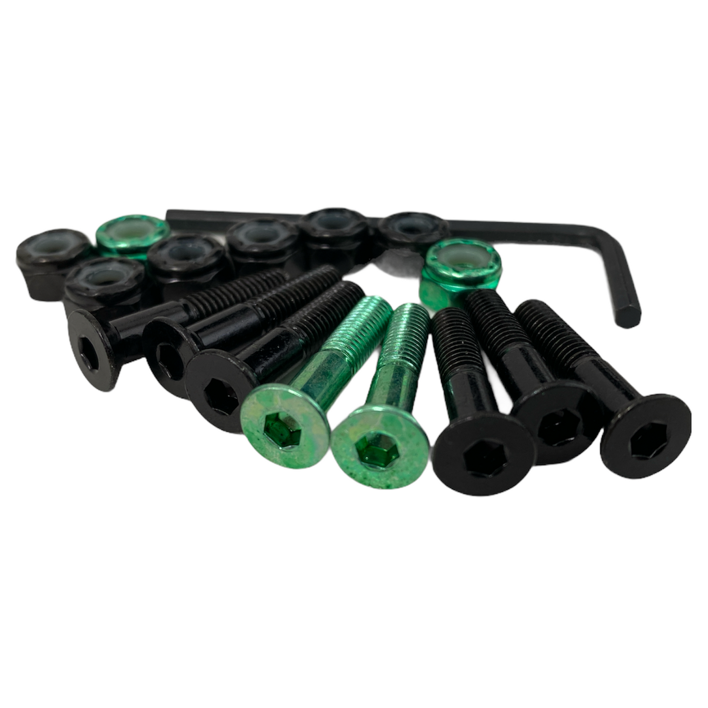 TRINITY - Bolts 1" Black/Green Allen